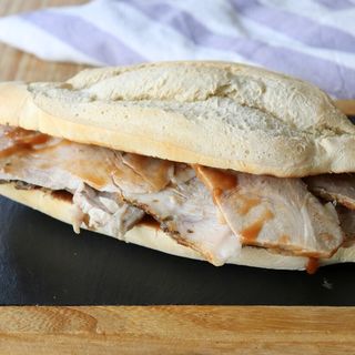 Bocata de xamón asado