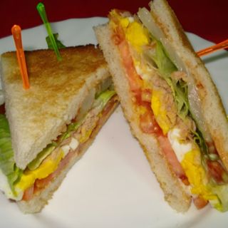 Bocata de Xamón asado O Papón