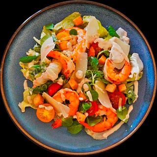 César con Langostinos