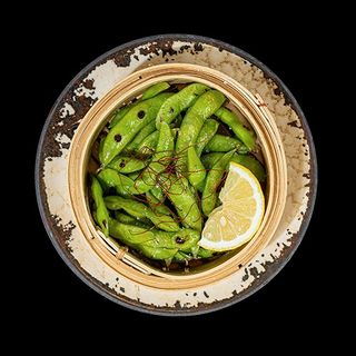 2.Edamame a la brasa