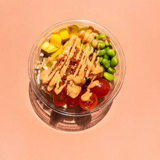 Vegan tofu bowl