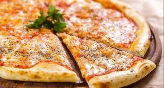 Pizza Campesina mediana.