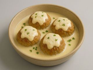 Albóndigas Italianas Fritas En Crema De Parmigiano (5 Uds.)