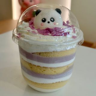 Mini tarta de taro