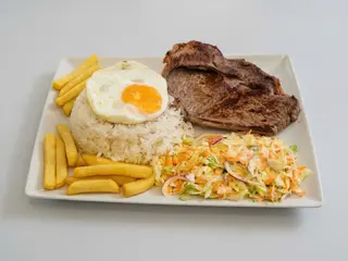 Combinado con ternera
