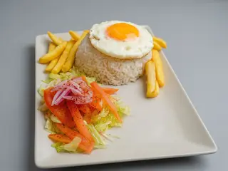 Combinado con cerdo 