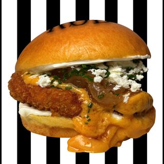 Crispy Cheese Chicken Burger