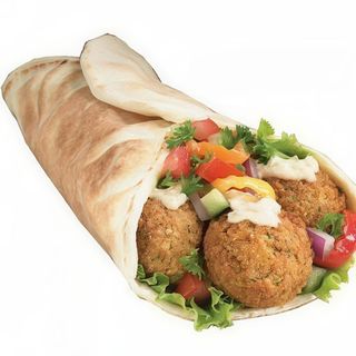 Rollo  falafel
