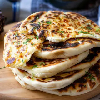Garlic naan
