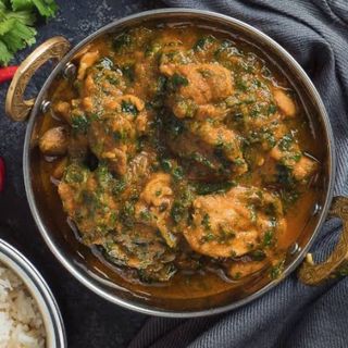 Chicken tikka saag