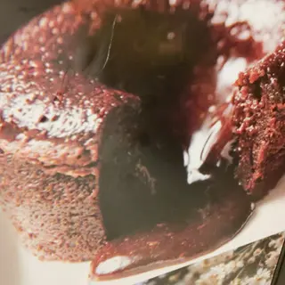 Cheese cake y Culan de chocolate