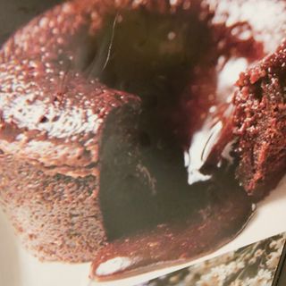 Cheese cake y Culan de chocolate 