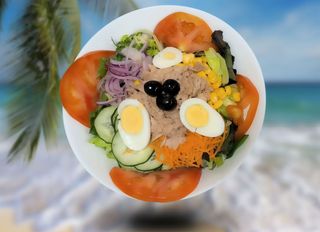 Ensalada mixta con atún