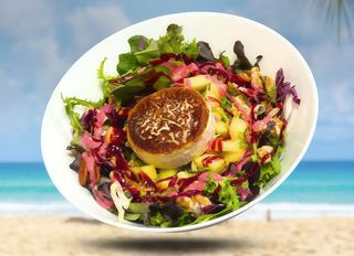 Ensalada queso de cabra
