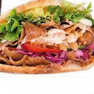 Kebab pollo rosa