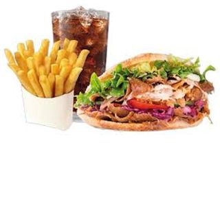 Menu kebab pollo