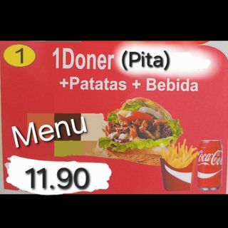 Menu Pita de Ternera