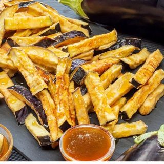 Berenjenas fritas con miel