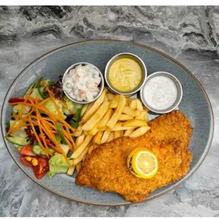 Pollo empanado 