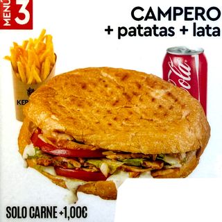 Menú campero