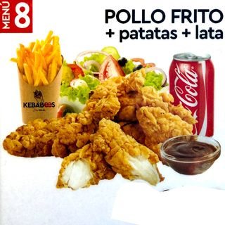 Menú pollo frito