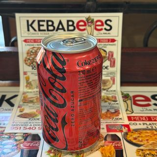 Coca-Cola Zero Azúcar lata 330ml.