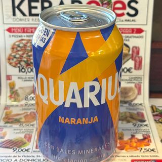 Aquarius Naranja lata 330ml.