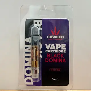 Cartucho E-Liquid CBD HPC Black Domina - 1ml