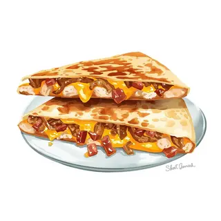 Quesadilla de Pollo y Bacon (NEW)
