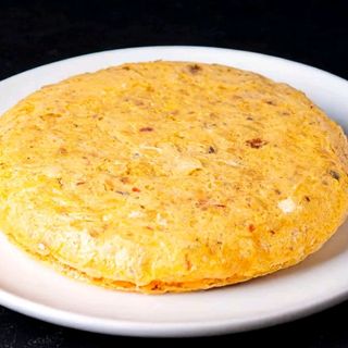 Tortilla de chosco y queso parmesano