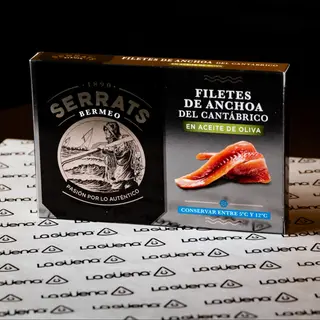 Anchoas del Cantábrico en aceite de oliva.