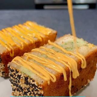 "crujisangüich" de langostinos