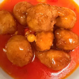 Pollo agridulce