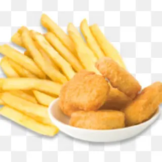 Nugget de pollo con patatas