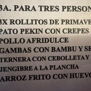 PARA TRES PERSONAS 