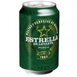 Cerveza Estrella Levante Lata 33cl.