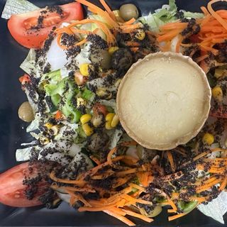 Ensalada de queso de cabra