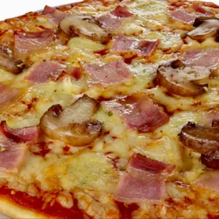 Pizza carbonara