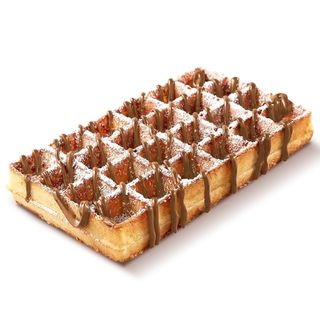 Gofre Con Chocolate Con Avellanas Gianduja