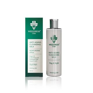 Leche desmaquillante antiedad 24hs 2000mg CBD