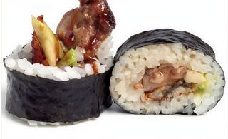 Maki ebi avocado 8 piezas