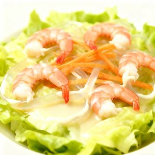 ensalada china con gamba