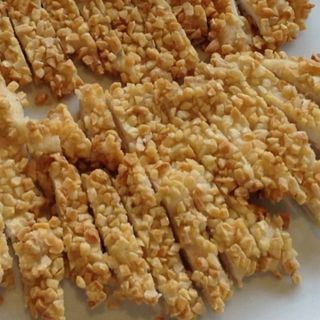 pollo frito almendrado