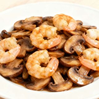 langostino con champinones