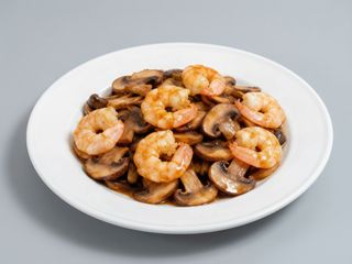 langostino con champinones