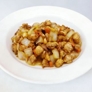 #60 pollo con almendras