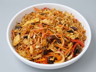 tallarines a la plancha