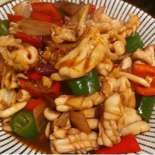 calamares con salsa picante