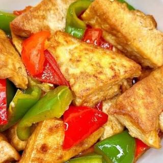 tofu con verduras