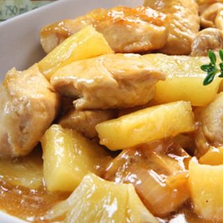 pollo con piña